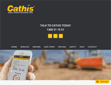 Tablet Screenshot of cathis.com.au